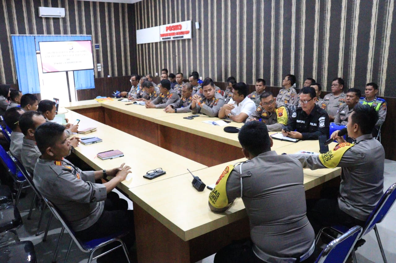 Polres Labuhanbatu Laksanakan Lat Pra Ops Ketupat Toba 2024