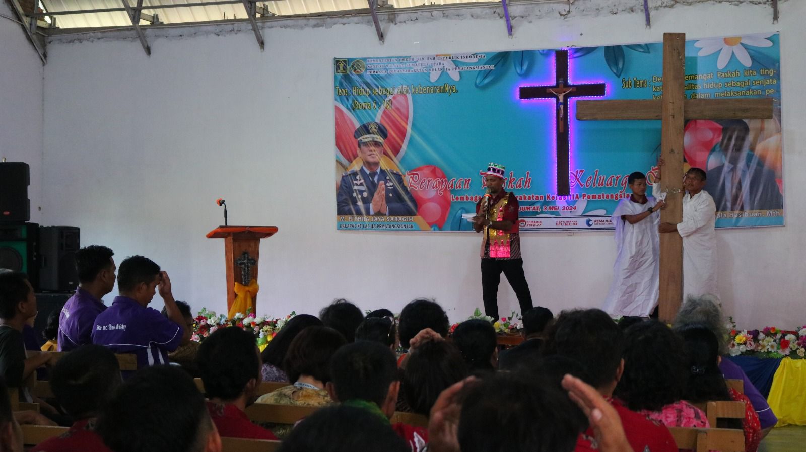 Perayaan Paskah Penuh Sukacita di Lapas Kelas IIA Pematangsiantar 