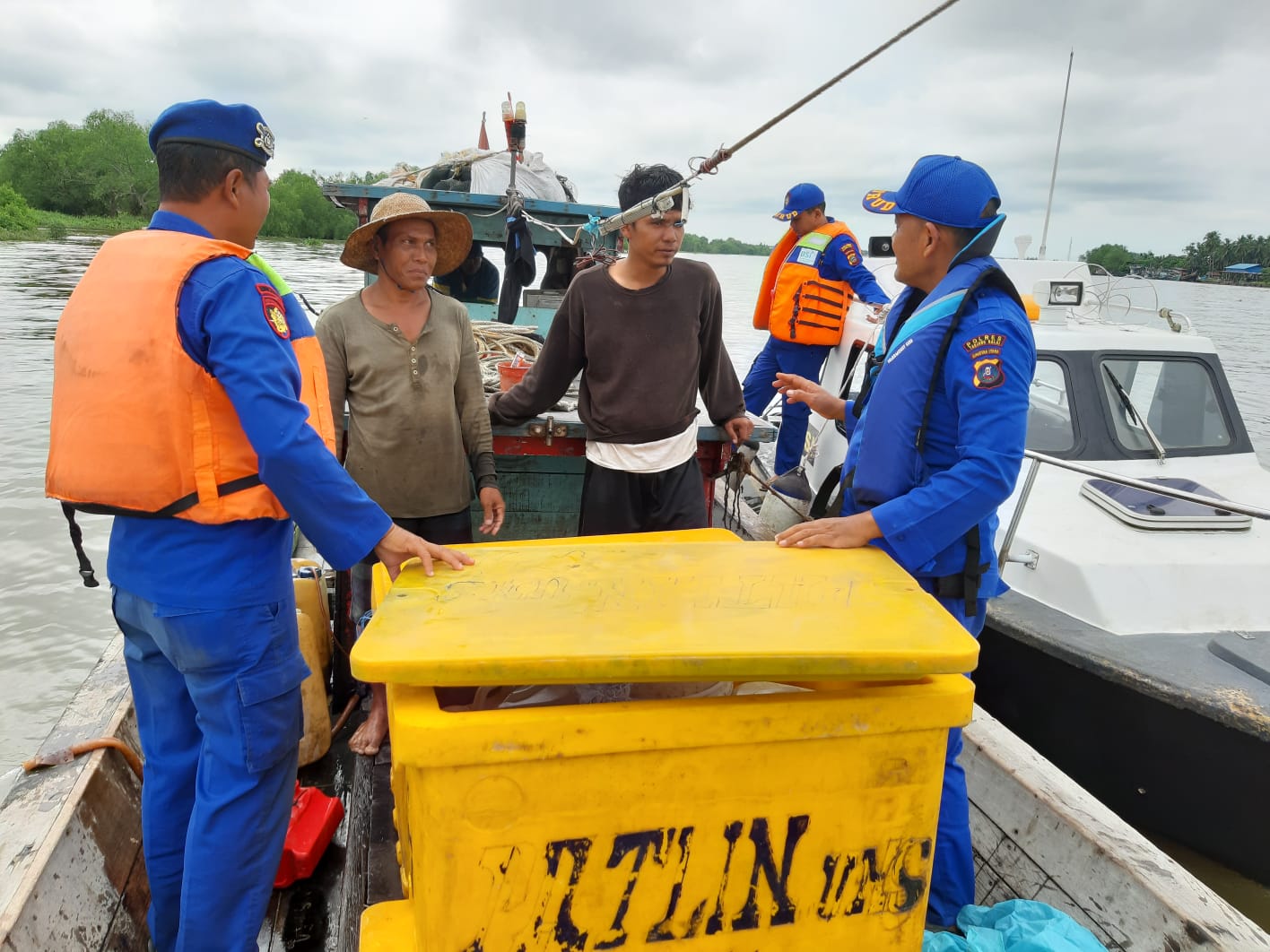 Sat Polairud Polres Tanjung Balai Laksanakan Patroli Cegah Masuknya Narkoba