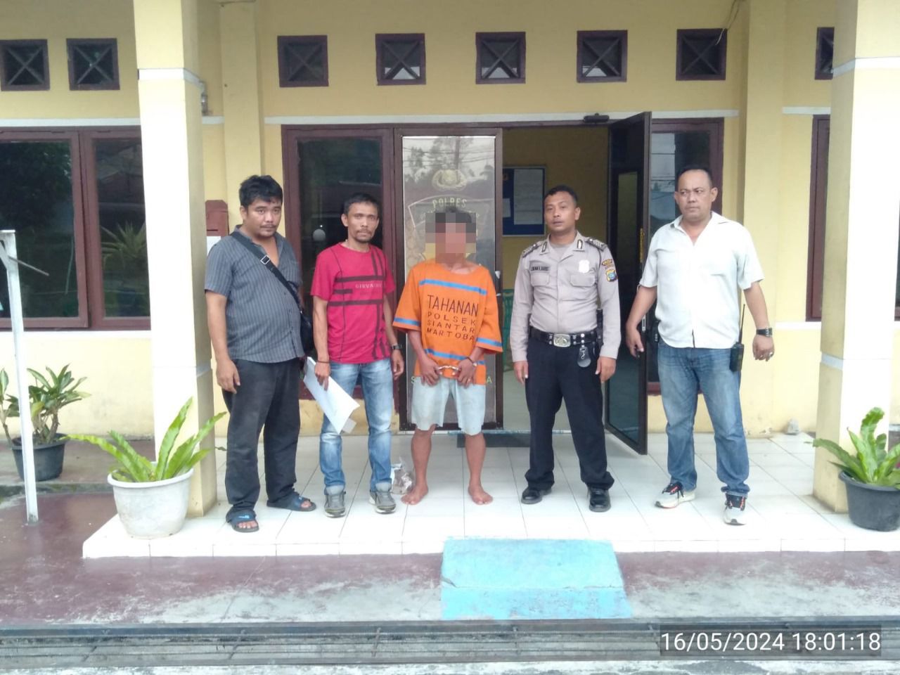 Maling Di Siantar Ancam Bunuh Warga Pakai Gergaji 