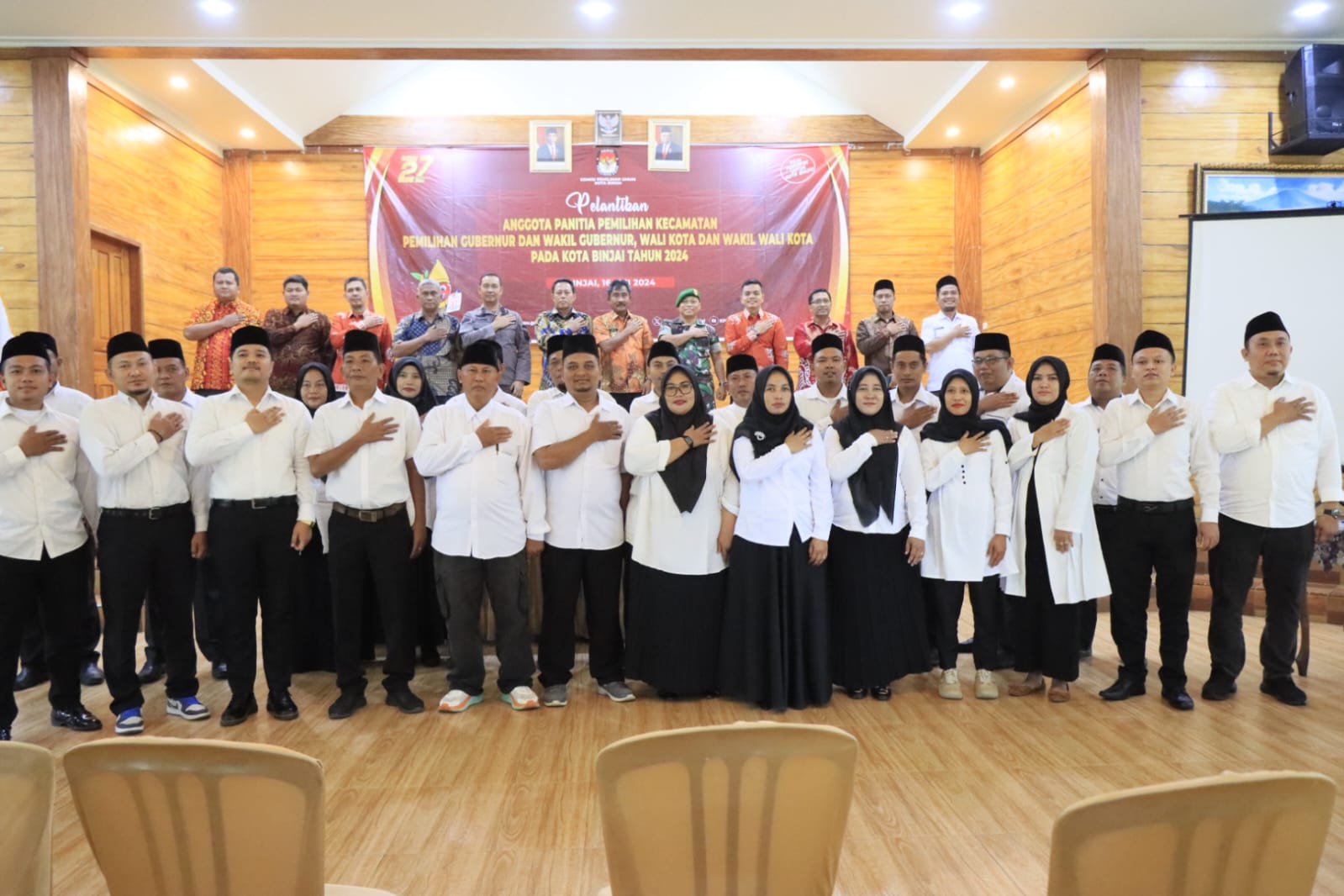Wali Kota Binjai Hadiri Pelantikan PPK Se-Kota Binjai
