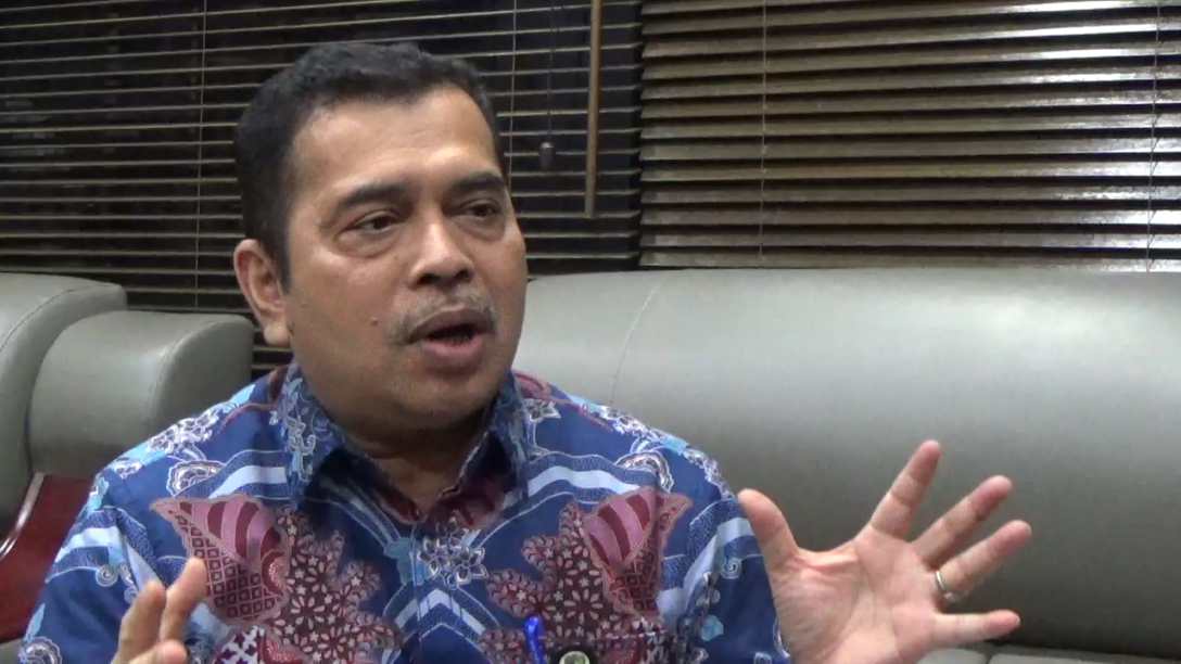 Kepala BKAD Kota Medan, Zulkarnain Lubis, di Kantor Wali Kota Medan, Kamis (16/5/2024).