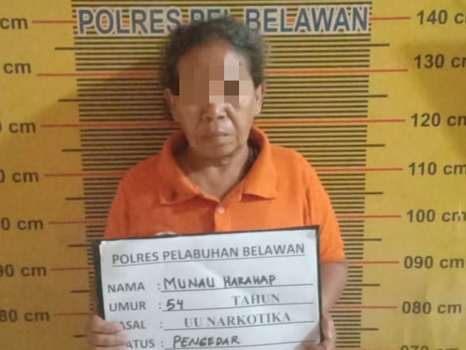 Sat Narkoba Polres Pelabuhan Belawan Tangkap Pengedar Narkoba di Uni Kampung