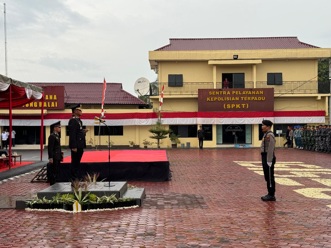 Kapolres Tanjung Balai Pimpin Upacara Hari Bhayangkara ke-78
