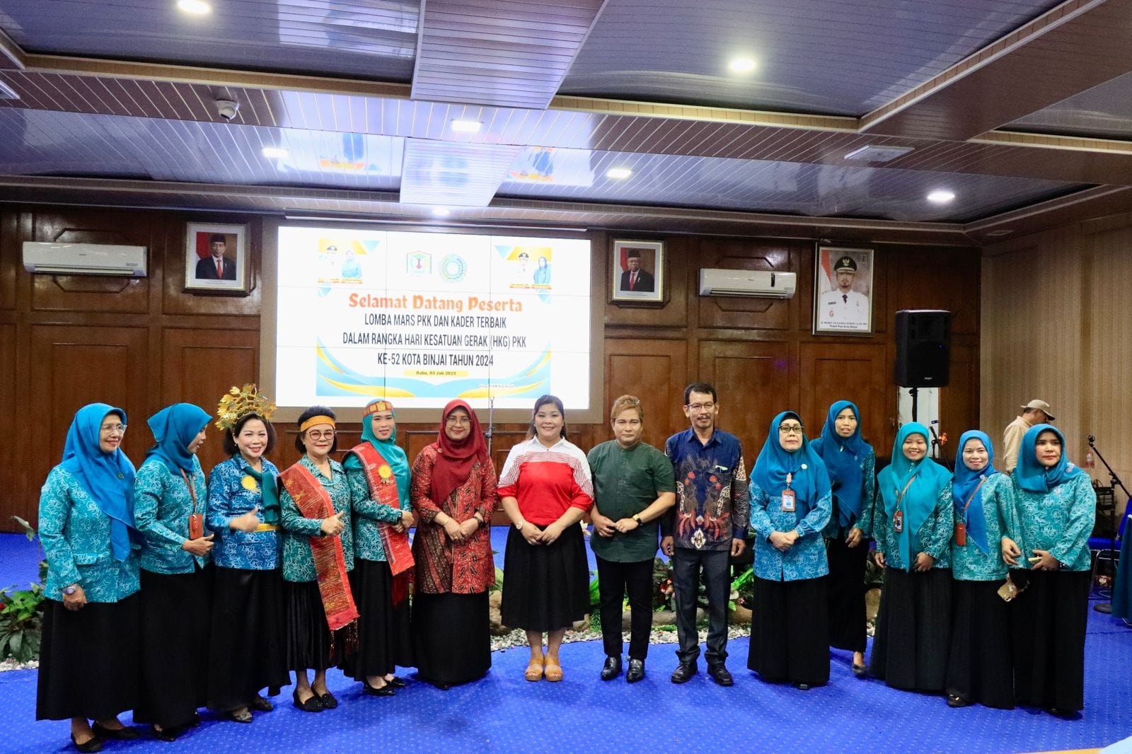 Ketua TP. PKK Kota Binjai Hadiri Pembukaan Lomba PKK Dalam Rangka HKG PKK Ke 52