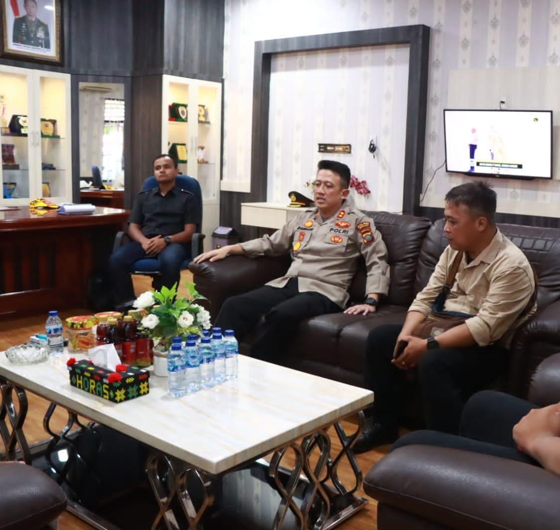 Kapolres Binjai Silahturahmi Bersama Komunitas Motor Kota Binjai