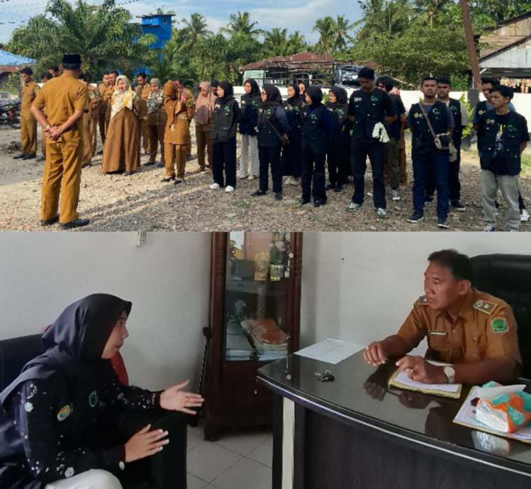 Usai Ikut Apel Pagi, Tim PPK Ormawa HMJ KESSOS FISIP UMSU Apresiasi Dukungan Kades Simandulang