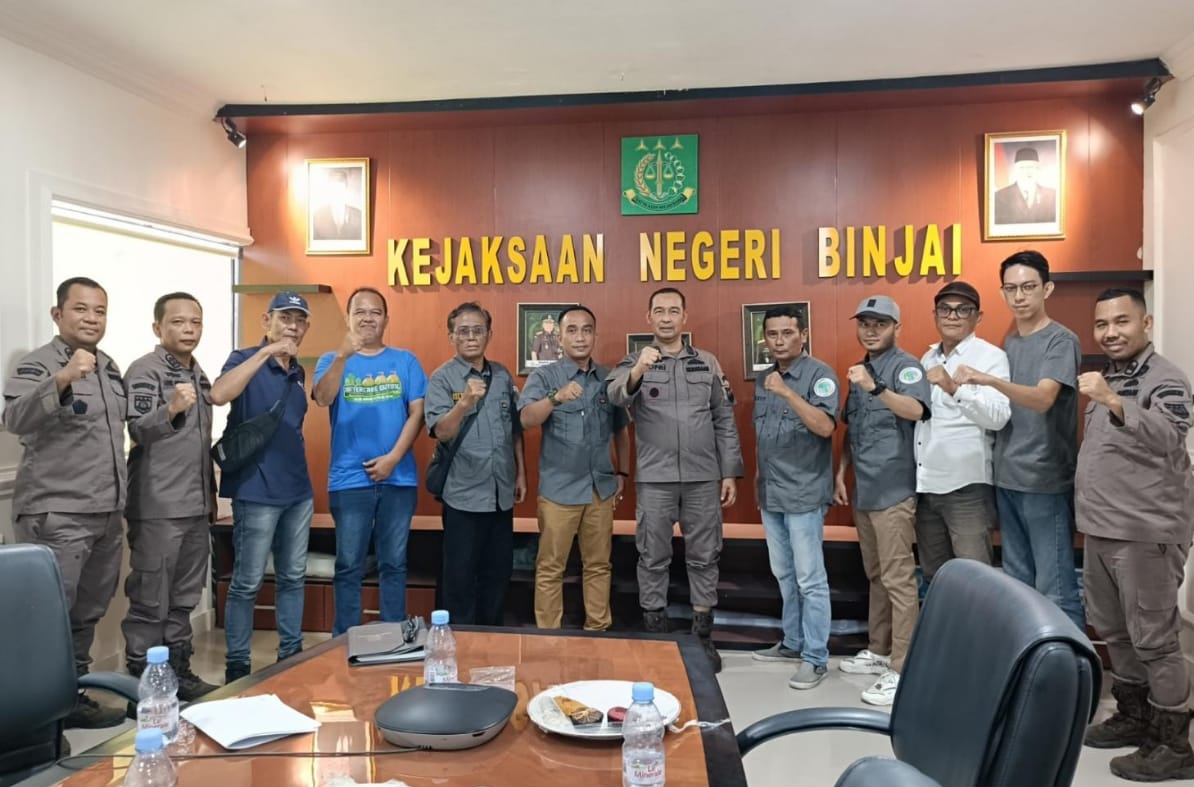 Jalin Sinergi, PD IWO Audensi Dengan Kejari Binjai