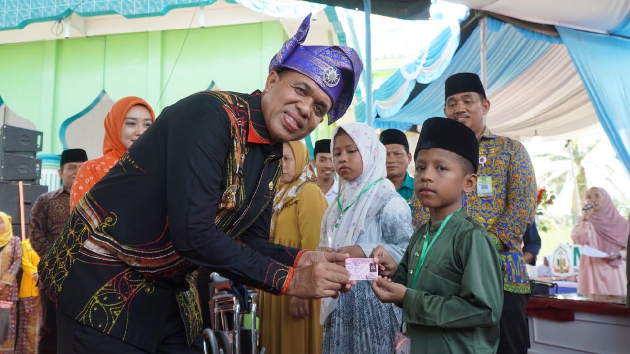 Pj. Bupati Langkat Resmi Buka MTQ ke-57 dan Hari Jadi Desa Teluk Bakung ke-96