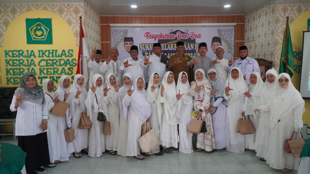 Tasyakuran Penyelenggaraan Haji 2024: Pj. Bupati Langkat Doakan Semua Jemaah Haji Mabrur