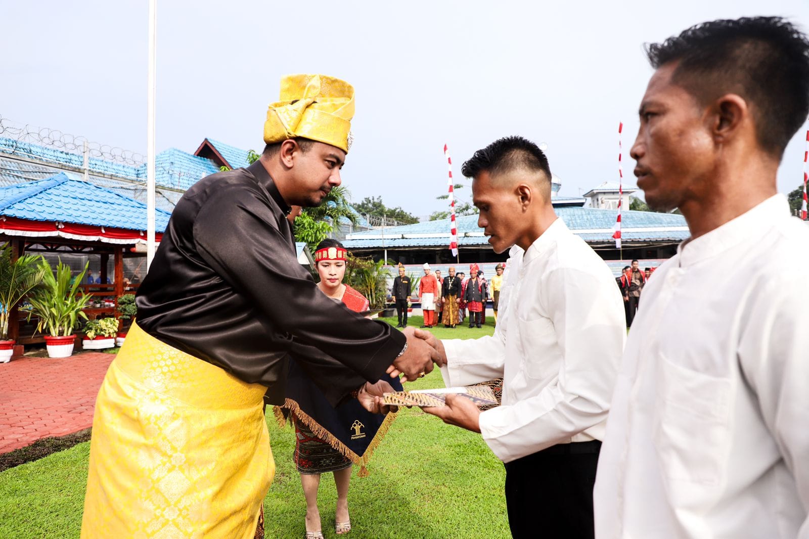 Peringatan HUT Ke-79 RI, Wawako Serahkan SK Remisi Kepada Warga Binaan Lapas Kelas IIA Binjai