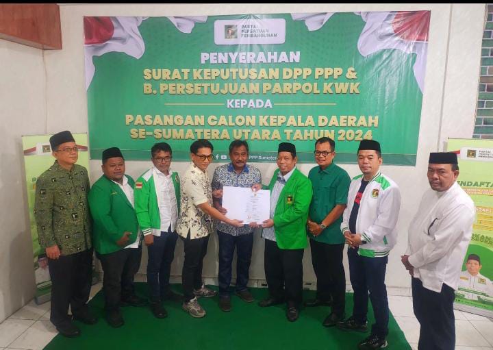 SAH! PPP Resmi Usung Pasangan Amir Hamzah Dan Hasanul Jihadi