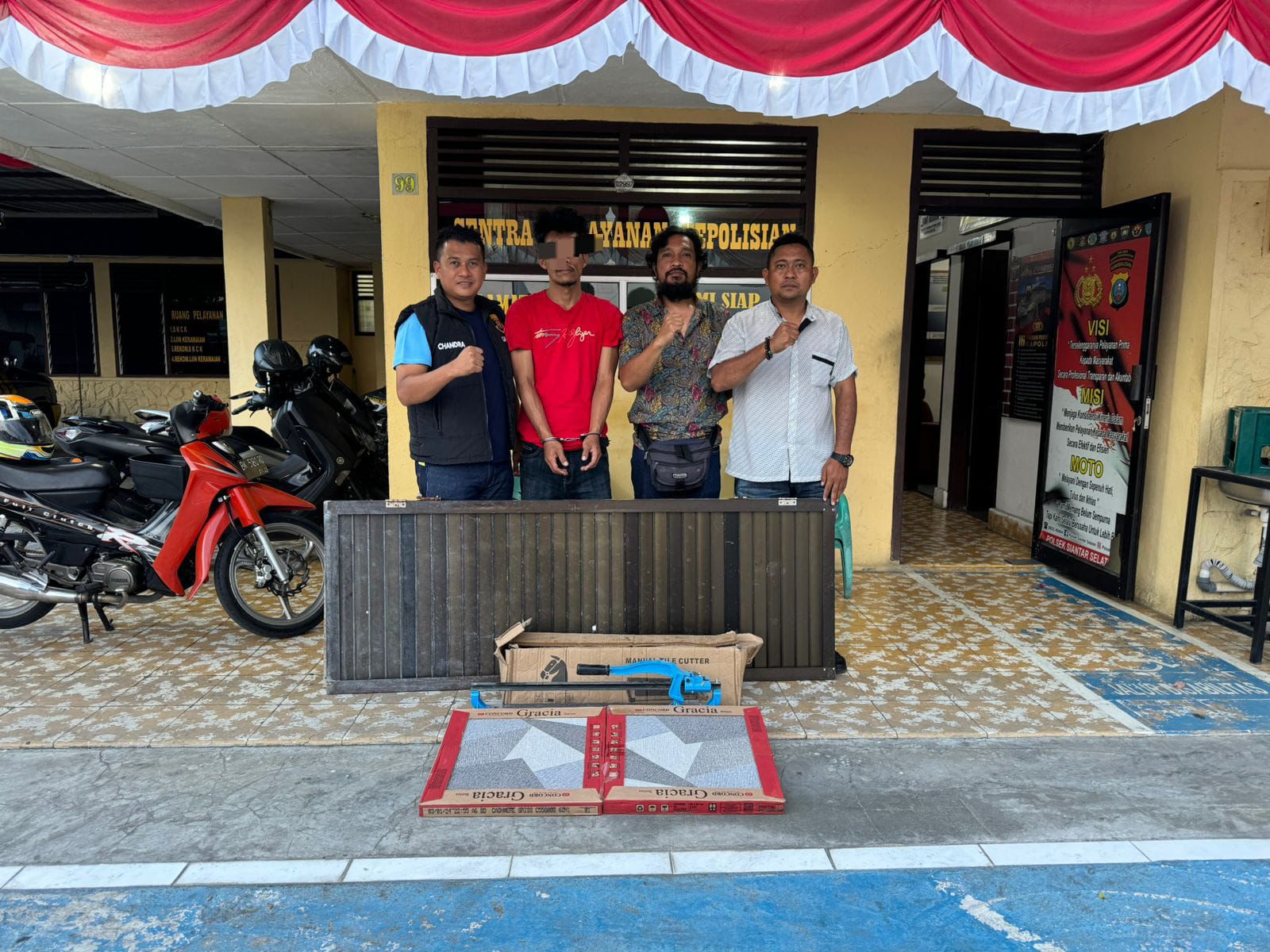 Tekab Polsek Siantar Selatan Tangkap Pelaku Pencurian di Mesjid Nurul Hikmah