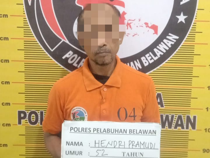 Resahkan Warga Mabar, Pengedar Sabu Dijemput Sat Narkoba Polres Pelabuhan Belawan