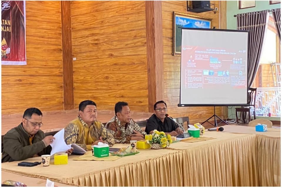 Rakor Pemeriksaan Kesehatan Dalam Rangka Persiapan Pencalonan Pemilihan Kepala Daerah Serentak Tahun 2024