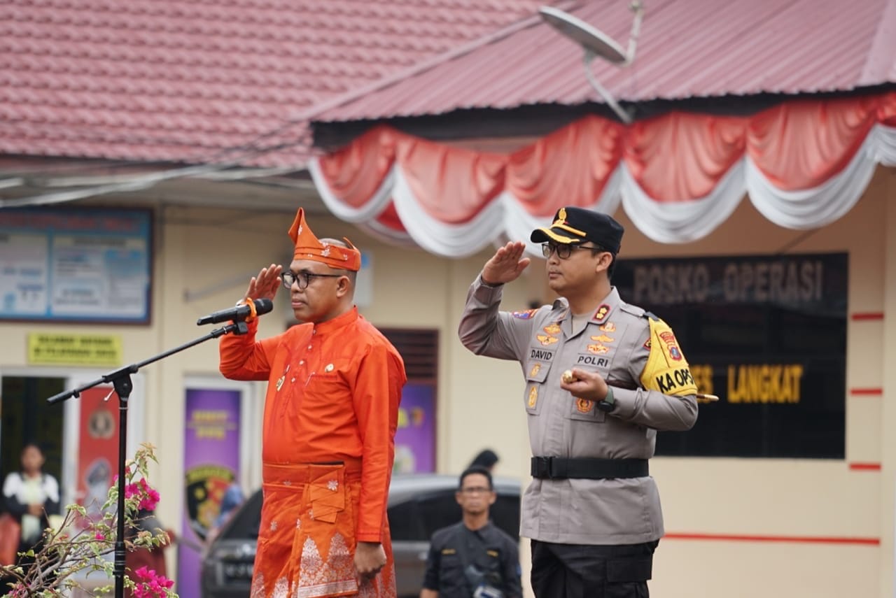 Pj. Bupati Langkat Pimpin Apel Gelar Pasukan Untuk PON XXI