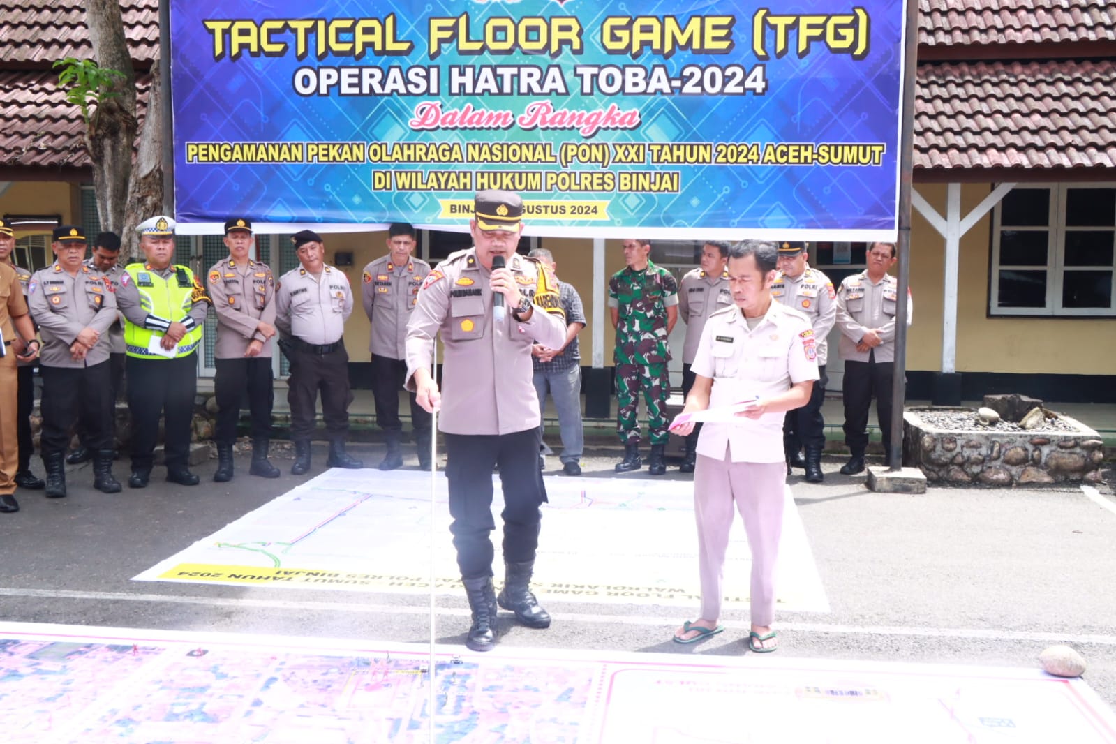 Polres Binjai Gelar TFG Jelang Pengamanan PON XXI Tahun 2024 Aceh-Sumut