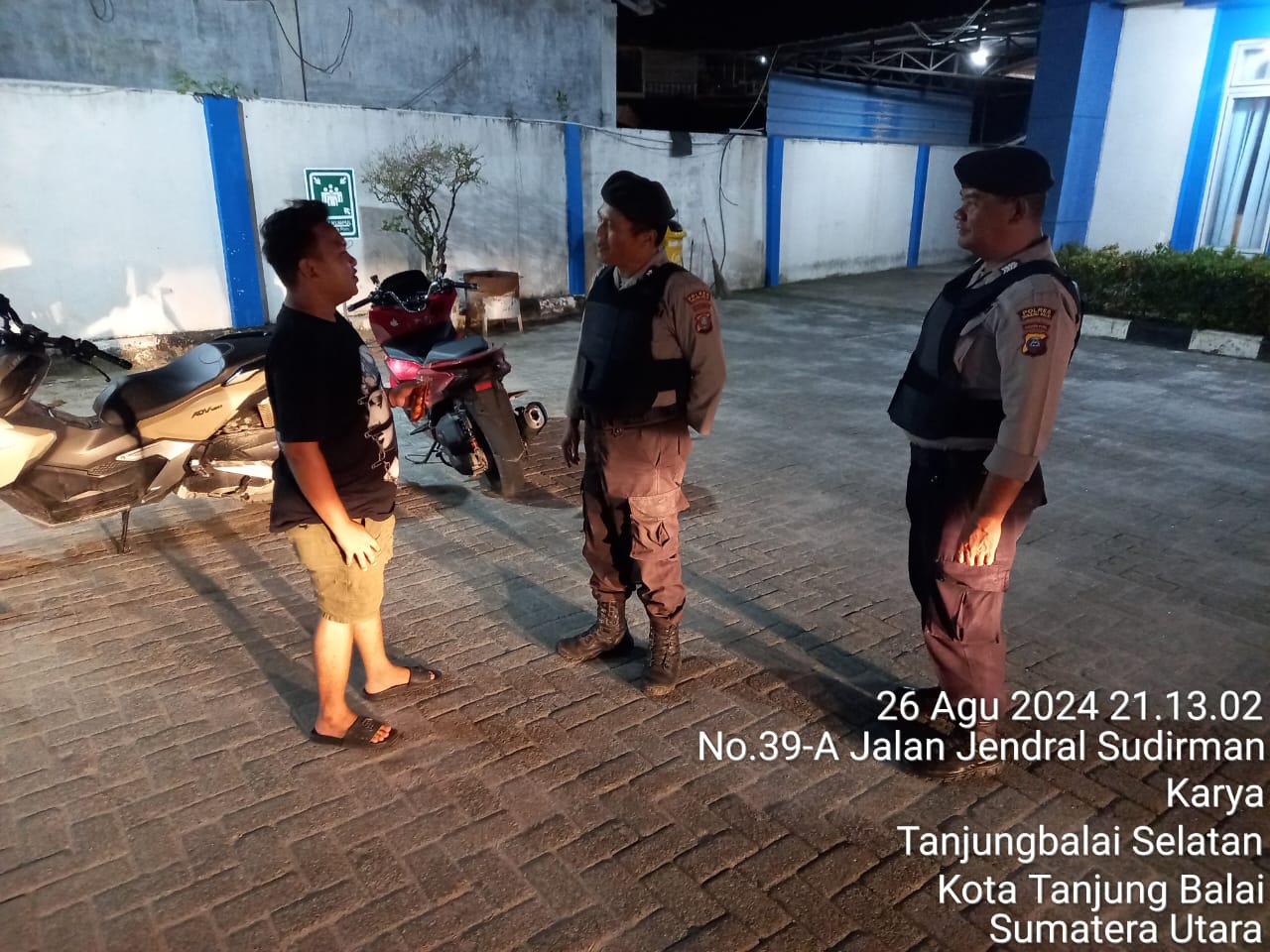 Sat Samapta Polres Tanjung Balai Patroli Kota Dan Sekitarnya Hingga Pagi Hari