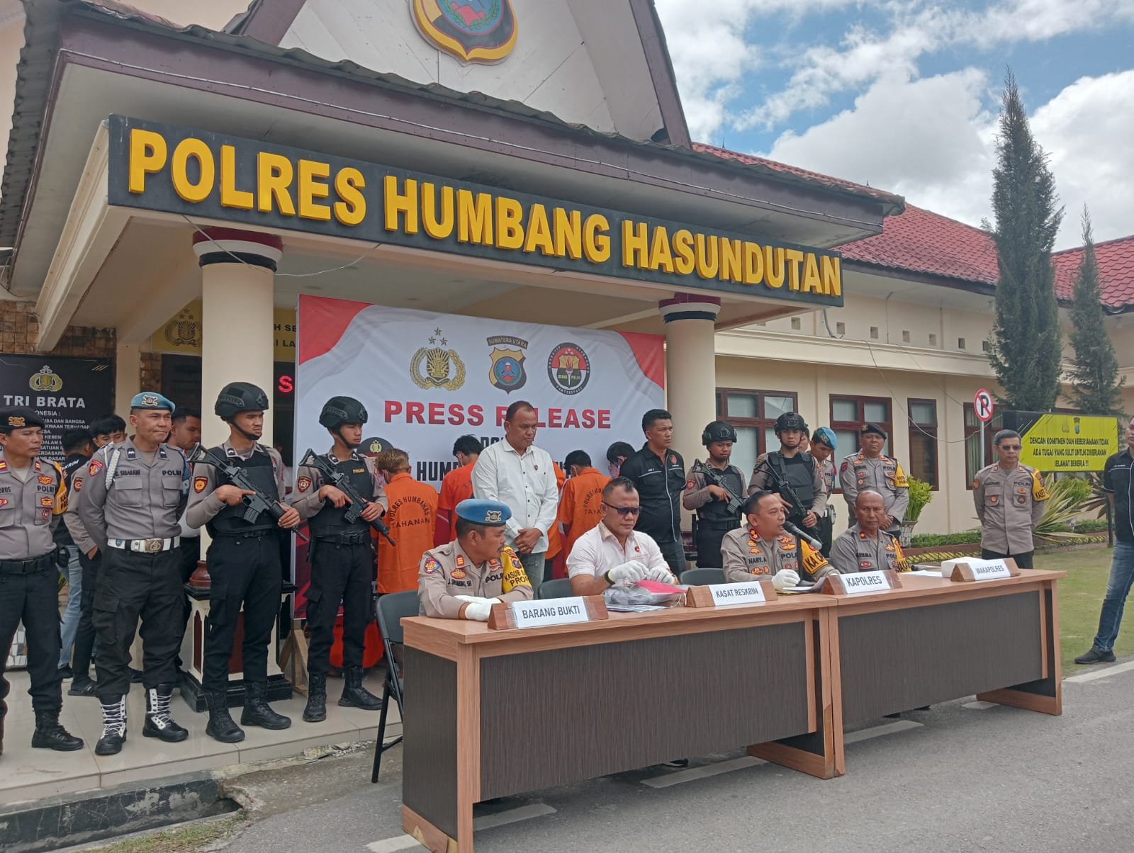 Polres Humbang Hasundutan Berhasil Ungkap Kasus Kejahatan