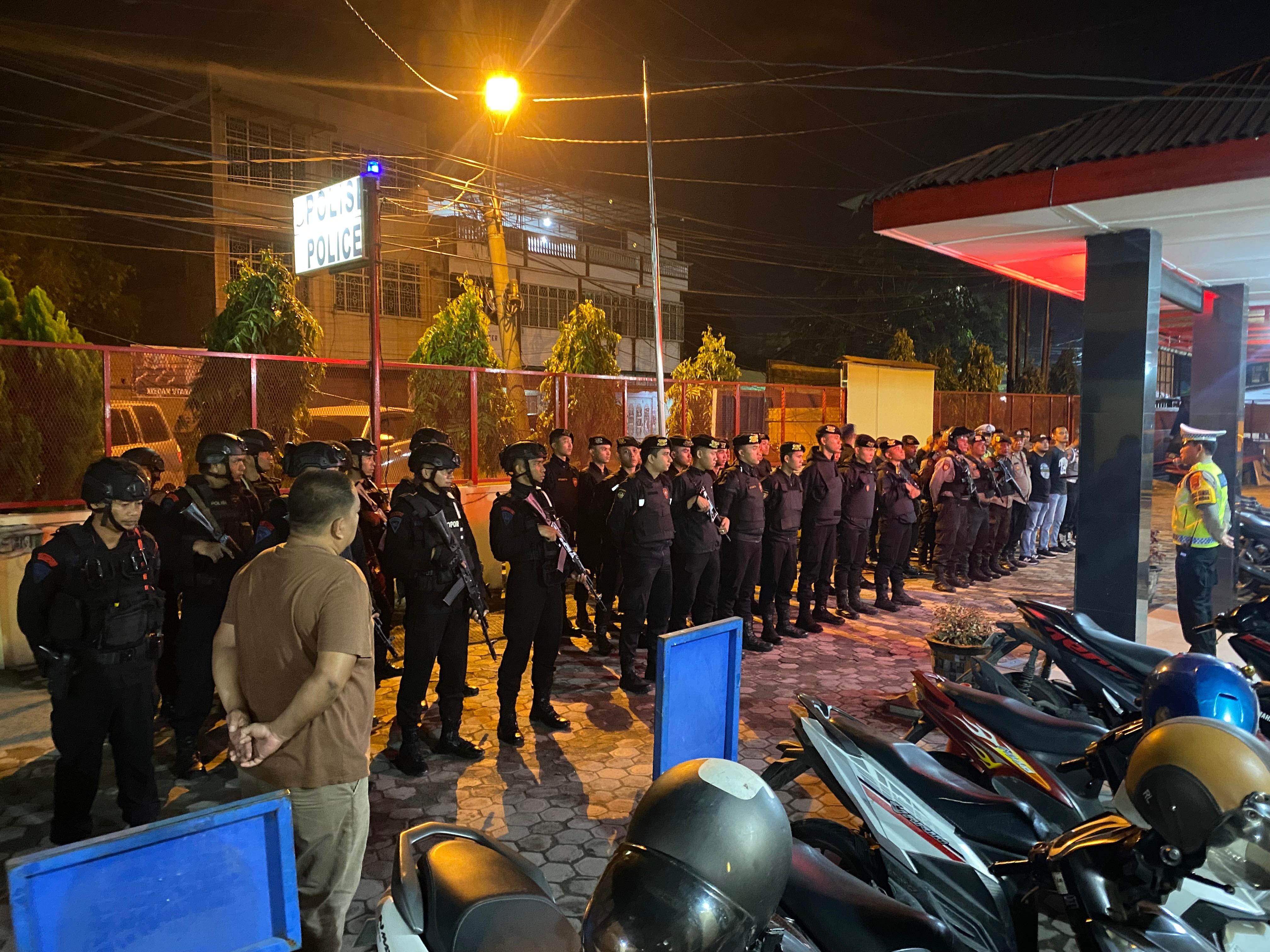 Cegah Kejahatan Jalanan Selama Pilkada 2024, Polres Pelabuhan Belawan Gelar Patroli Gabungan
