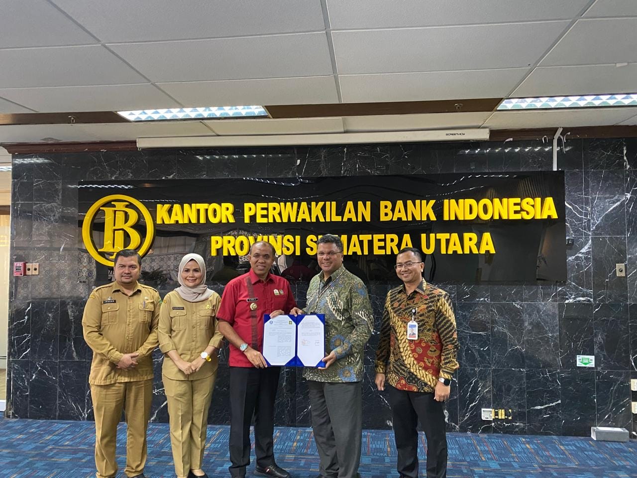 Pj. Bupati Langkat Teken Nota Kesepahaman Dengan BI Sumut: Dukung Penerapan “Close Loop” Untuk Pertanian Berkelanjutan