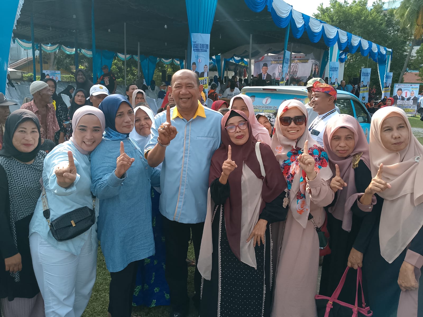 Relawan SATRIA se-Teluk Aru Deklarasi Tekatkan Satu Tujuan Untuk Menangkan, Syah Afandin – Tiorita