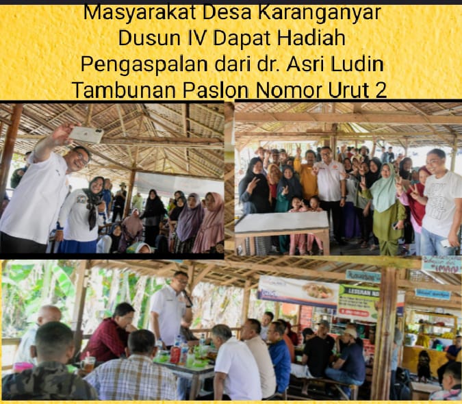 dr. Asri Ludin Tambunan, Jalan Dusun IV Desa Karanganyar Akan Segerah di Aspal bulan Depan