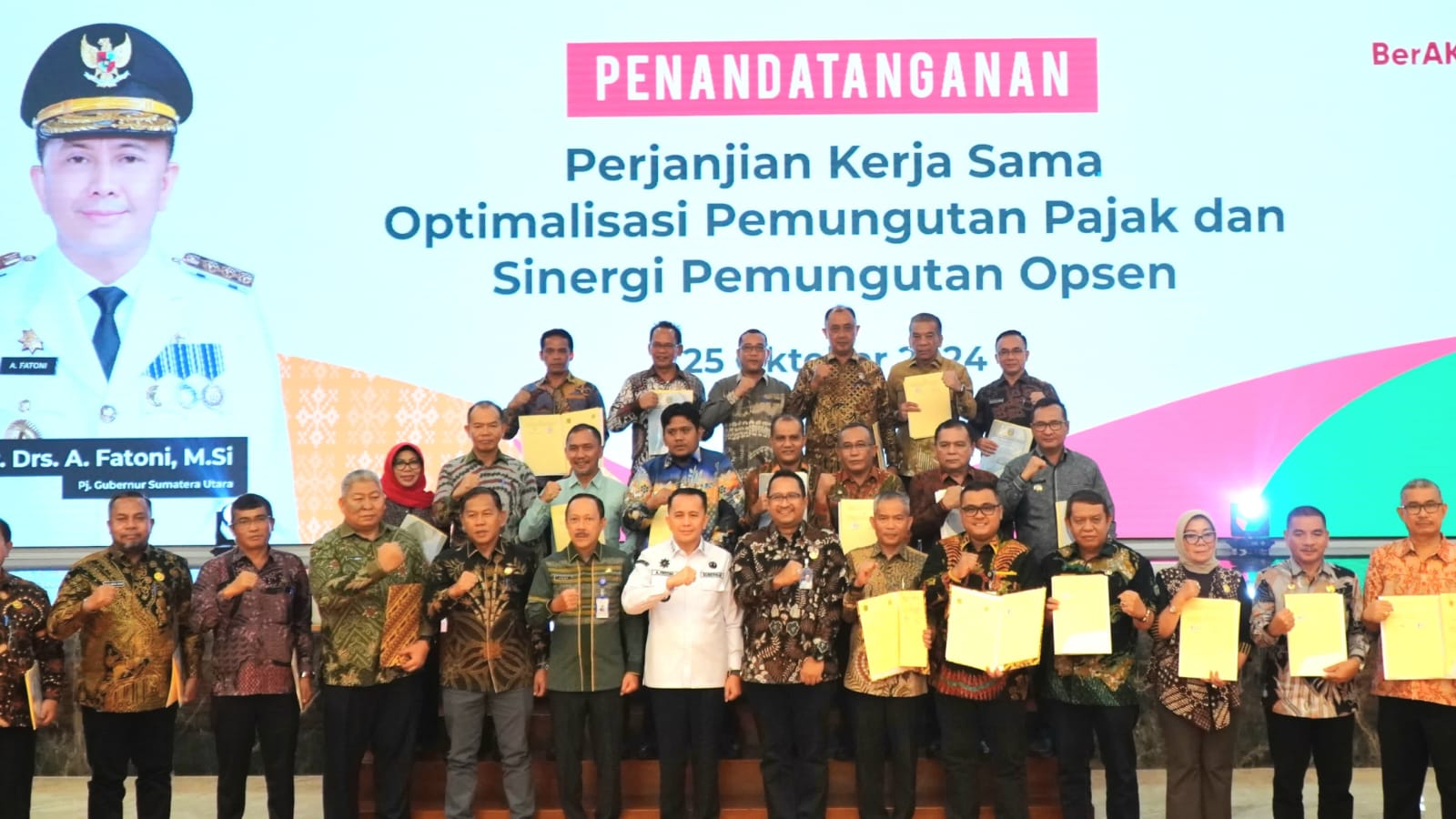 Pemkab Langkat Tandataganani Kerjasama Optimalisasi Pajak
