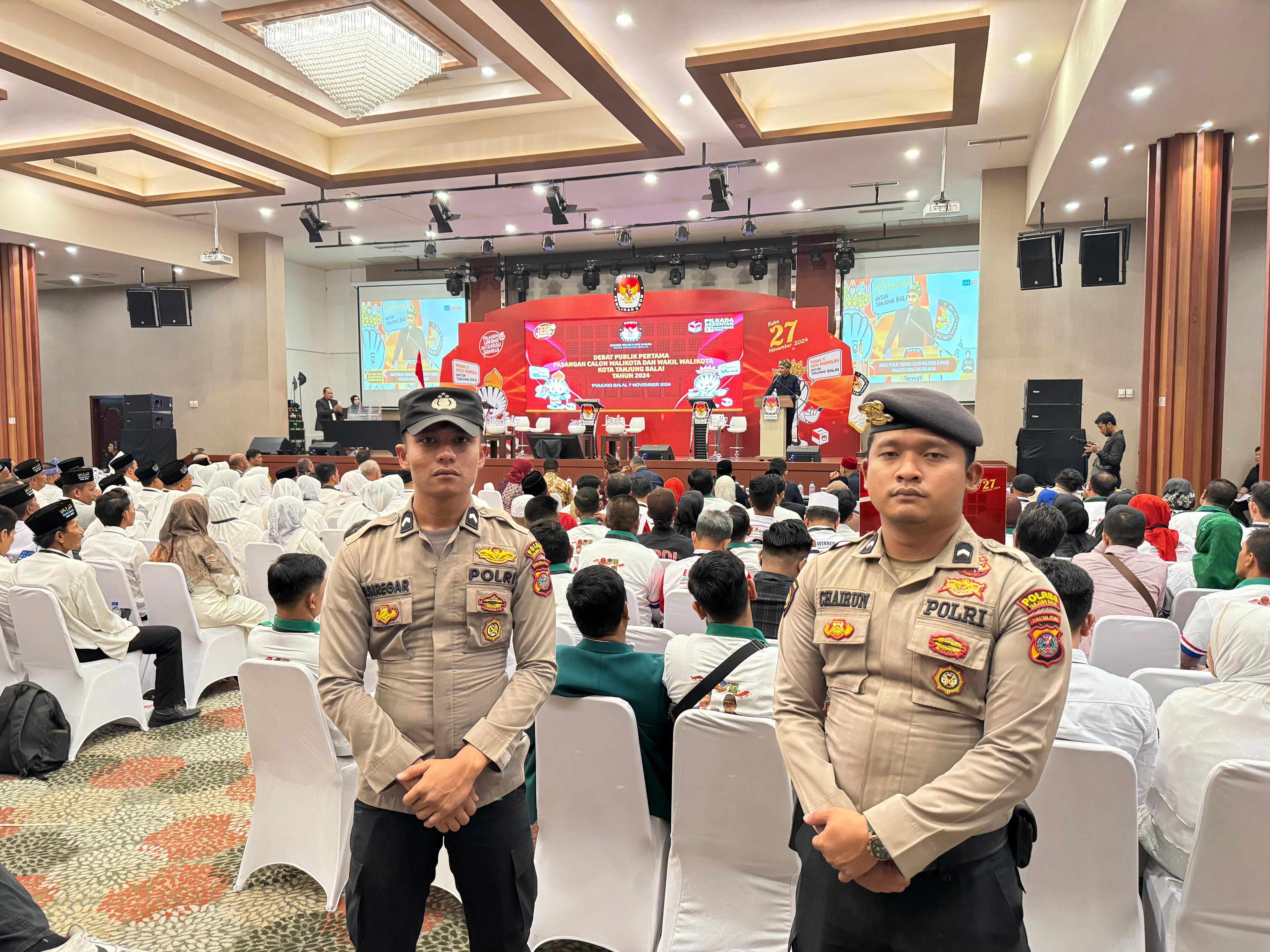 Polres Tanjung Balai Turunkan 99 Personel Pengamanan Debat Publik Pilwalkot Tanjung Balai