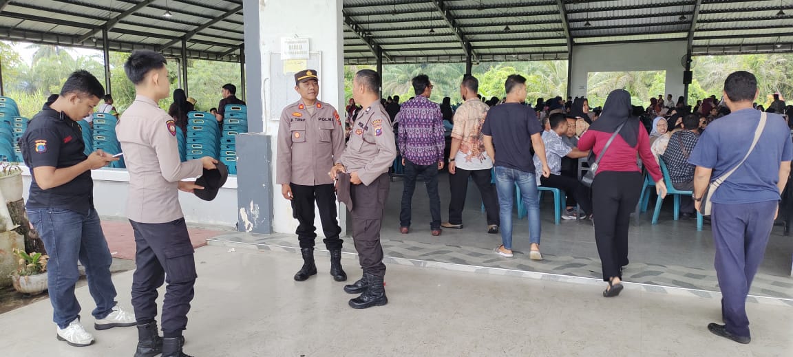 Polres Tanjung Balai Laksanakan Pengamanan Kegiatan Bimbingan Teknis Kepada KPPS