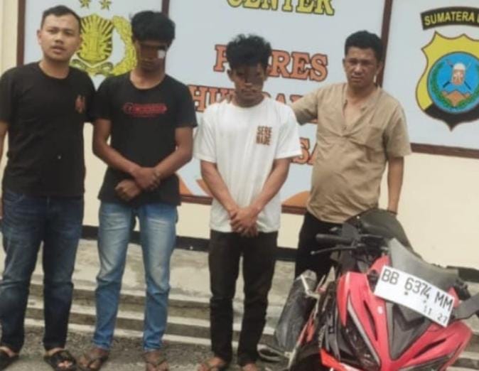 Sat Reskrim Humbahas Berhasil Tangkap Dua Pelaku Kejahatan Curanmor