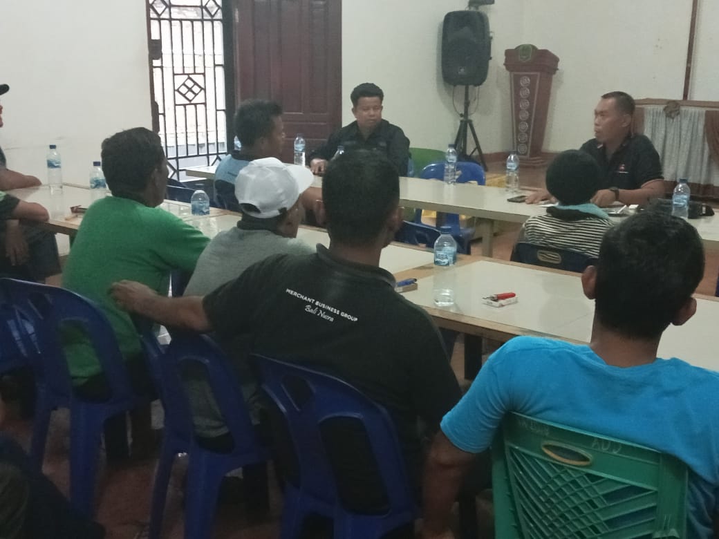 Maspera dan Kades Sukarame Baru Bahas Program Tora Kepada Masyarakat Yang Memiliki Kebun Dalam Kawasan Hutan