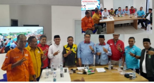 Tim Pemenangan Partai Pengusung Asri Ludin – Lom Lom Deklarasikan Kemenangan 51, 07 Persen