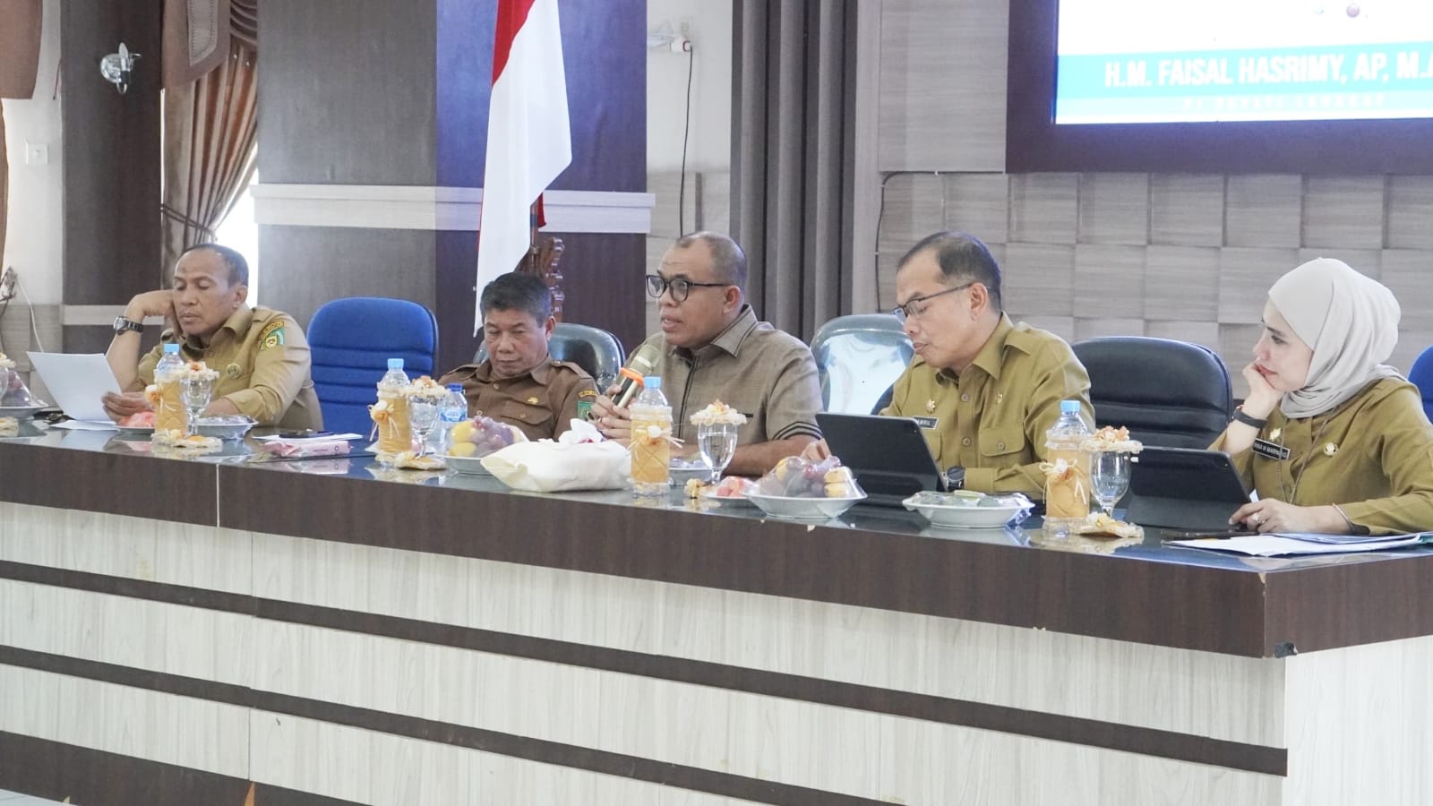 Pj. Bupati Langkat Pimpin RAKORPEM: Dorong Kolaborasi Untuk Wujudkan Asta Cita Presiden RI