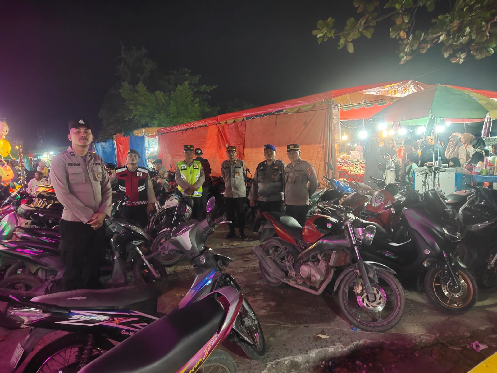 Polres Tanjung Balai Patroli Ciptakan Kambtimas Kondusif Perayaan HUT Kota Tanjung Balai ke 404 dan Malam Natal