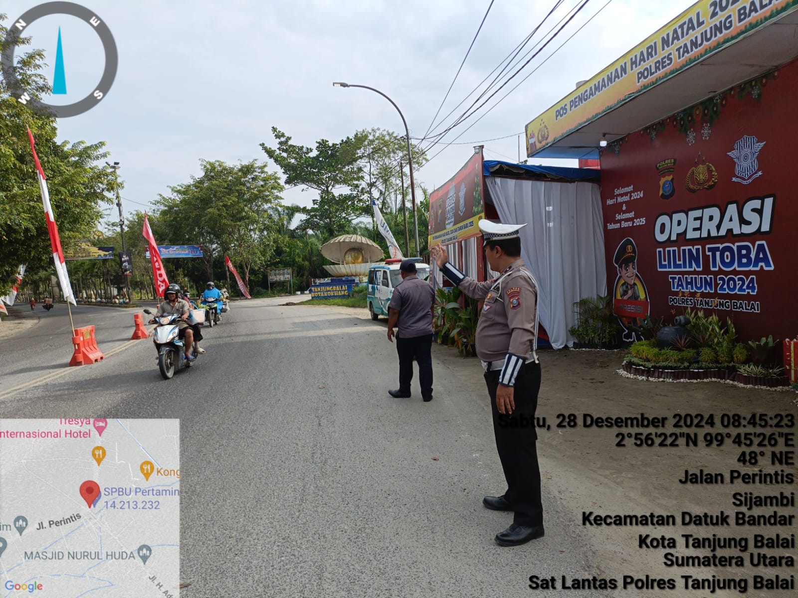 Sat Lantas Polres Tanjung Balai Laksanakan Penguraian