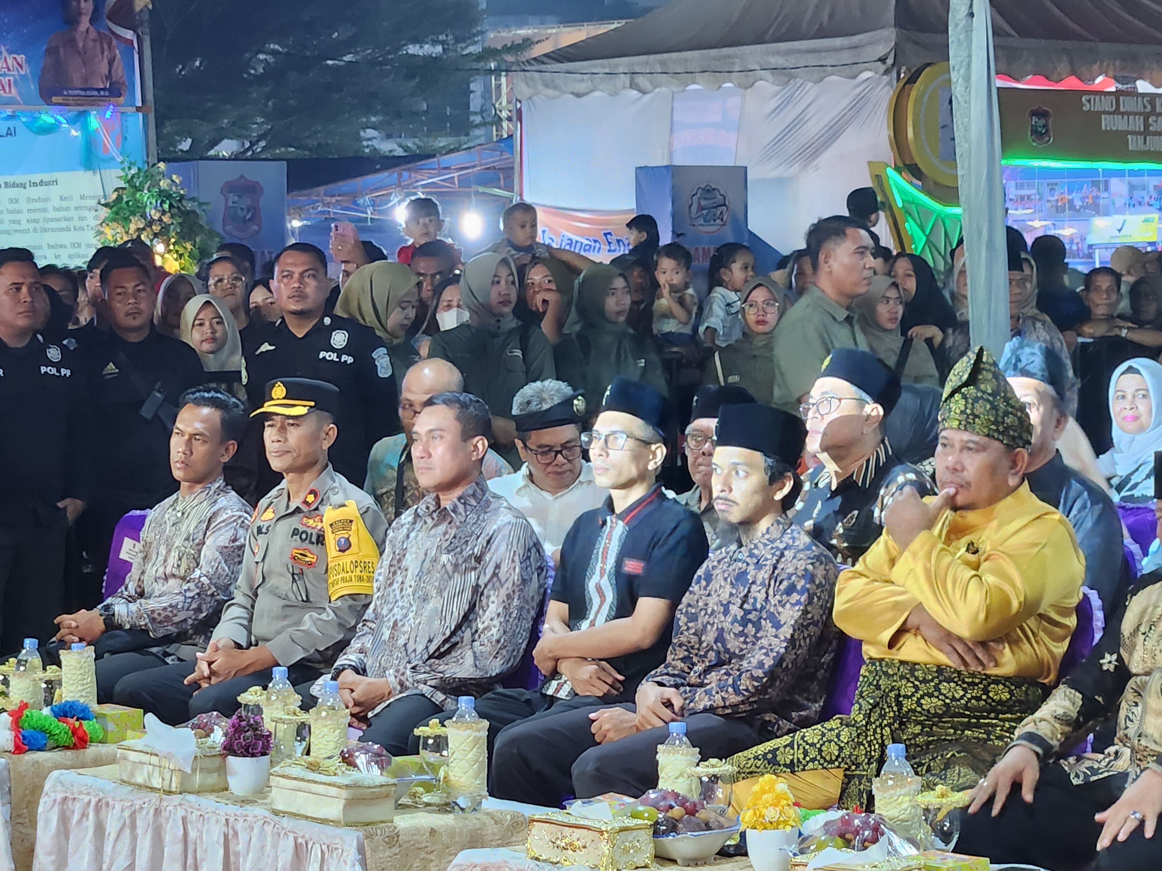 Polres Tanjung Balai Menghadiri Pembukaan Perayaan HUT Kota Tanjung Balai ke 404