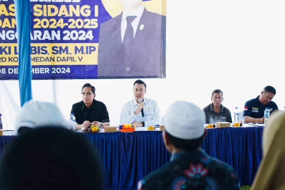 Afri Rizki Lubis Reses Bersama Rico Waas, Warga Adukan Jalan Rusak dan Drainase Tidak Berfungsi