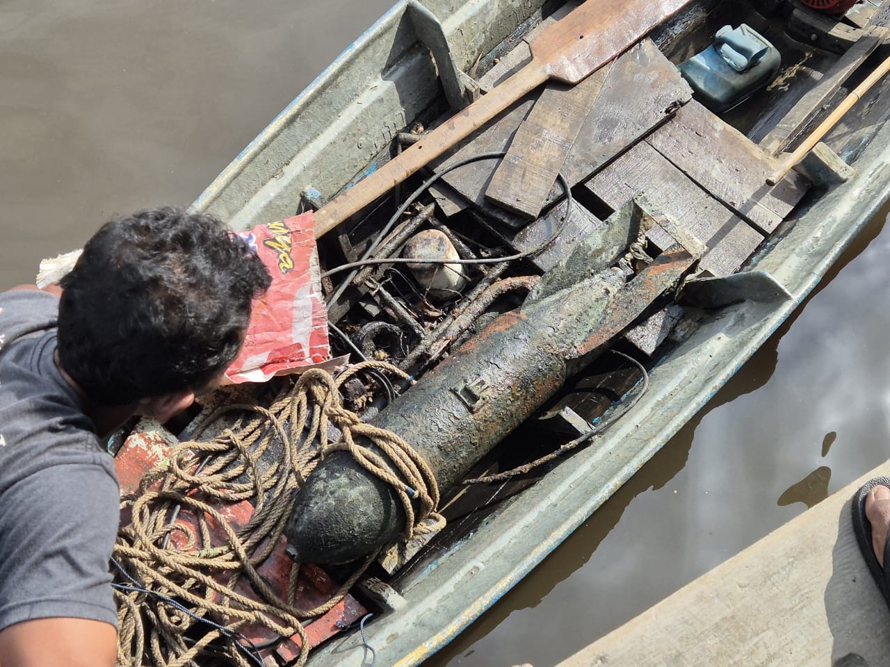 Pemusnahan Satu Buah Bom Militer Oleh Tim Jibom Gegana Sat Brimob Polda Sumut