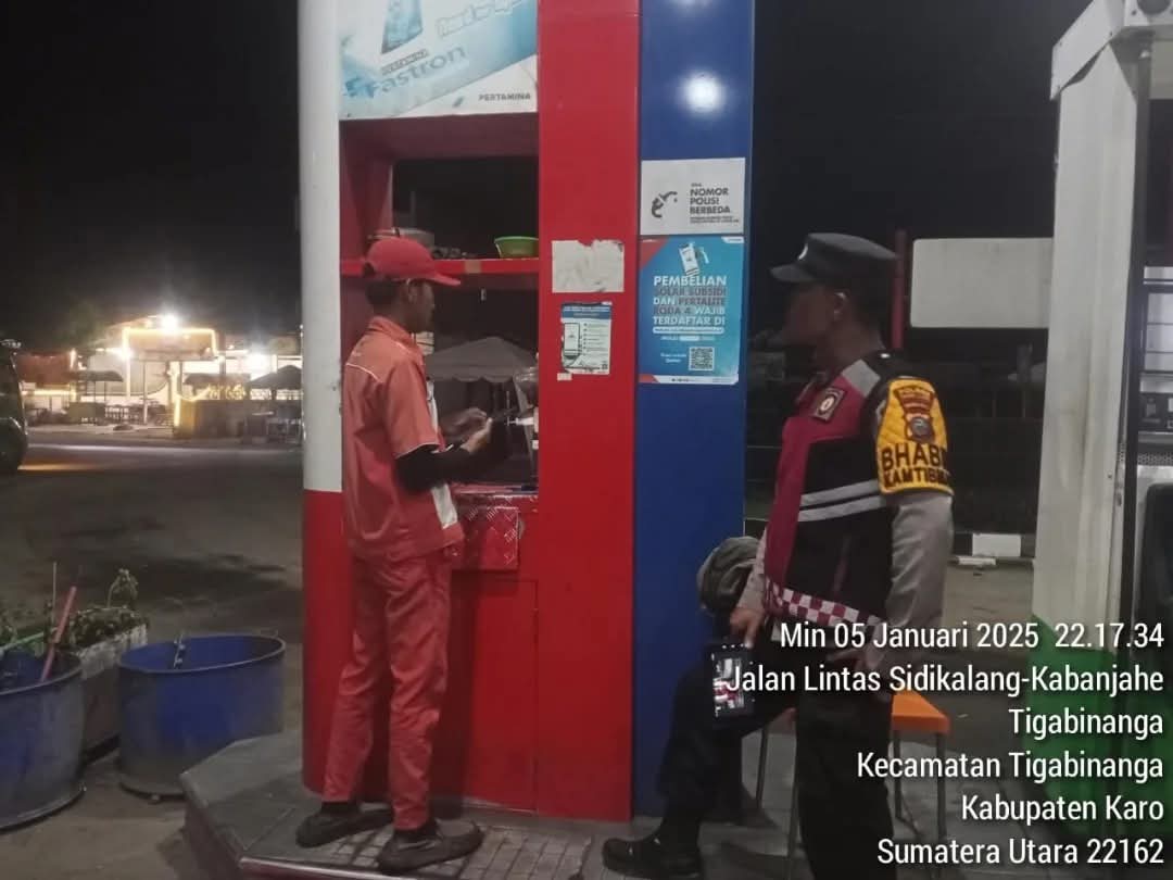 Patroli Blue Light Polsek Tigabinanga, Wujud Nyata Keamanan Malam