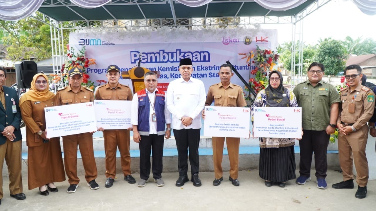 Dukung Program Presiden, Polres dan Pemkab Langkat Bagikan Makan Siang Bergizi Gratis di SLB Negeri Stabat