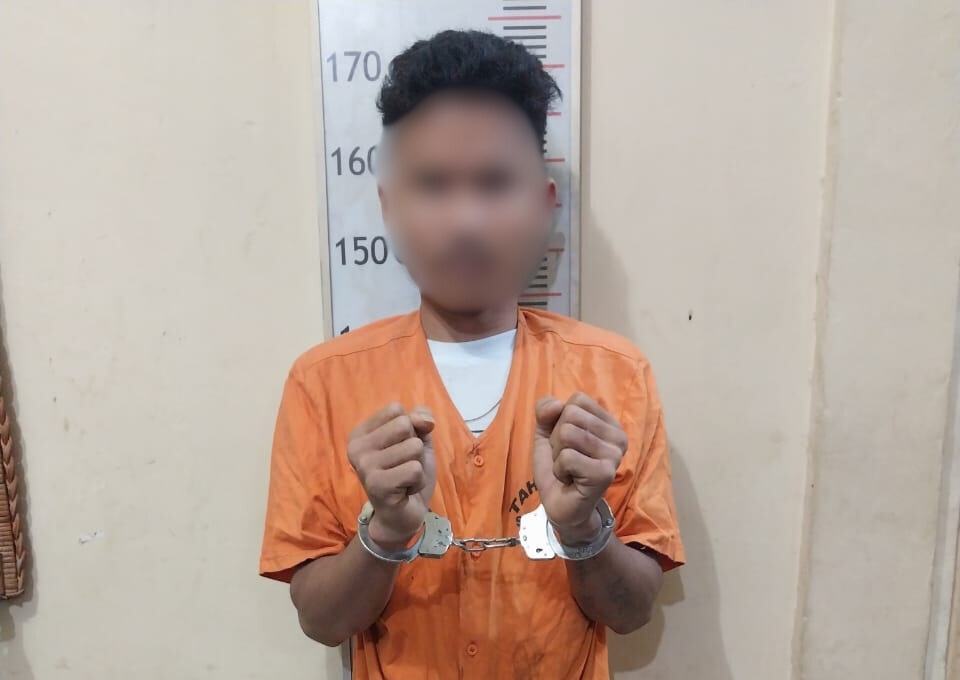 Polsek Padang Tualang Amankan Seorang Pengedar Sabu di Ladang, Satu Tersangka Kabur