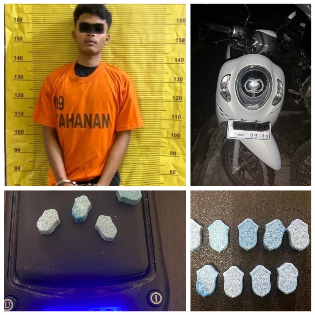 Pria Ini Ditangkap Karena Sering Bawa Ekstasi Di Kos-Kosan 