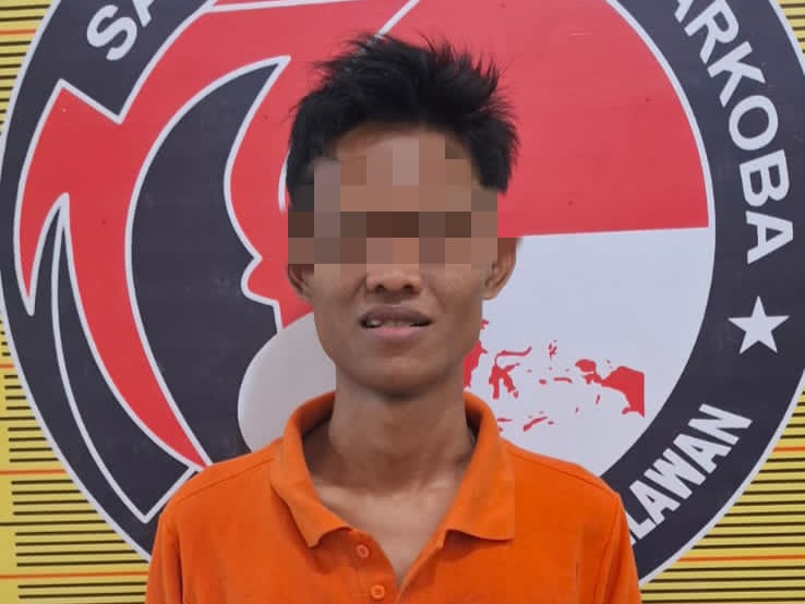 Dikibusi Warga Edarkan Siputih,Hendrik Dijemput Sat Narkoba Polres Pelabuhan Belawan
