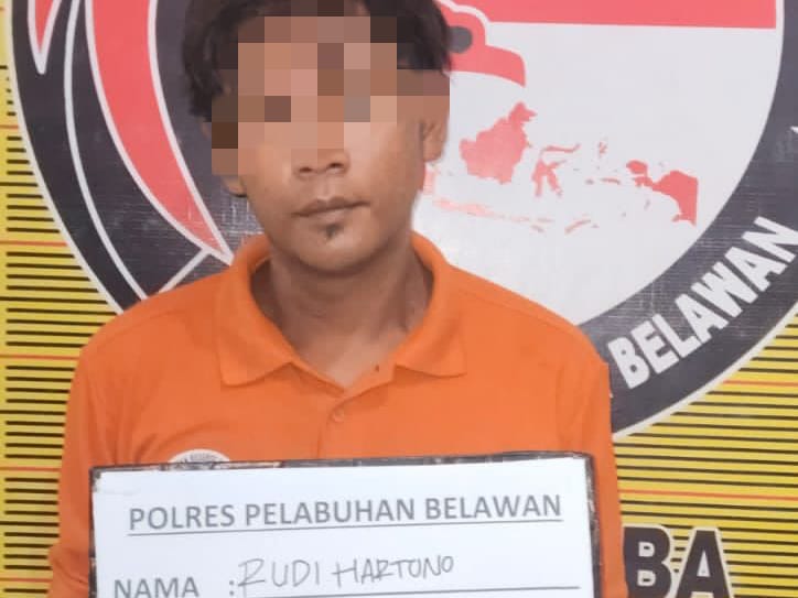 Sat Narkoba Polres Pelabuhan Belawan Tangkap Pengedar Narkoba Desa Manunggal