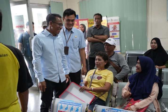 Pastikan Masyarakat Dapatkan Pelayanan Kesehatan yang Baik, Wakil Wali Kota Medan Tinjau Puskesmas Sentosa Baru