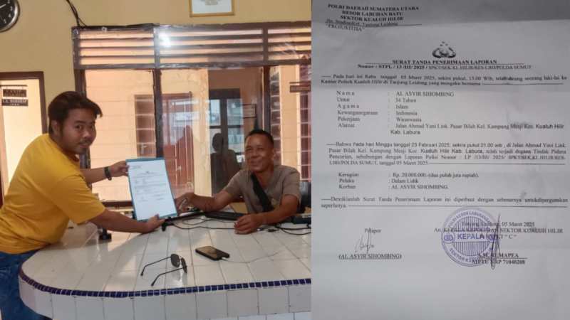 Ruko Milik Al Asir Sihombing Dibobol Maling, Kerugian ditaksir Puluhan Juta. Polsek Kualuh Hilir Didesak Tangkap Pelaku!