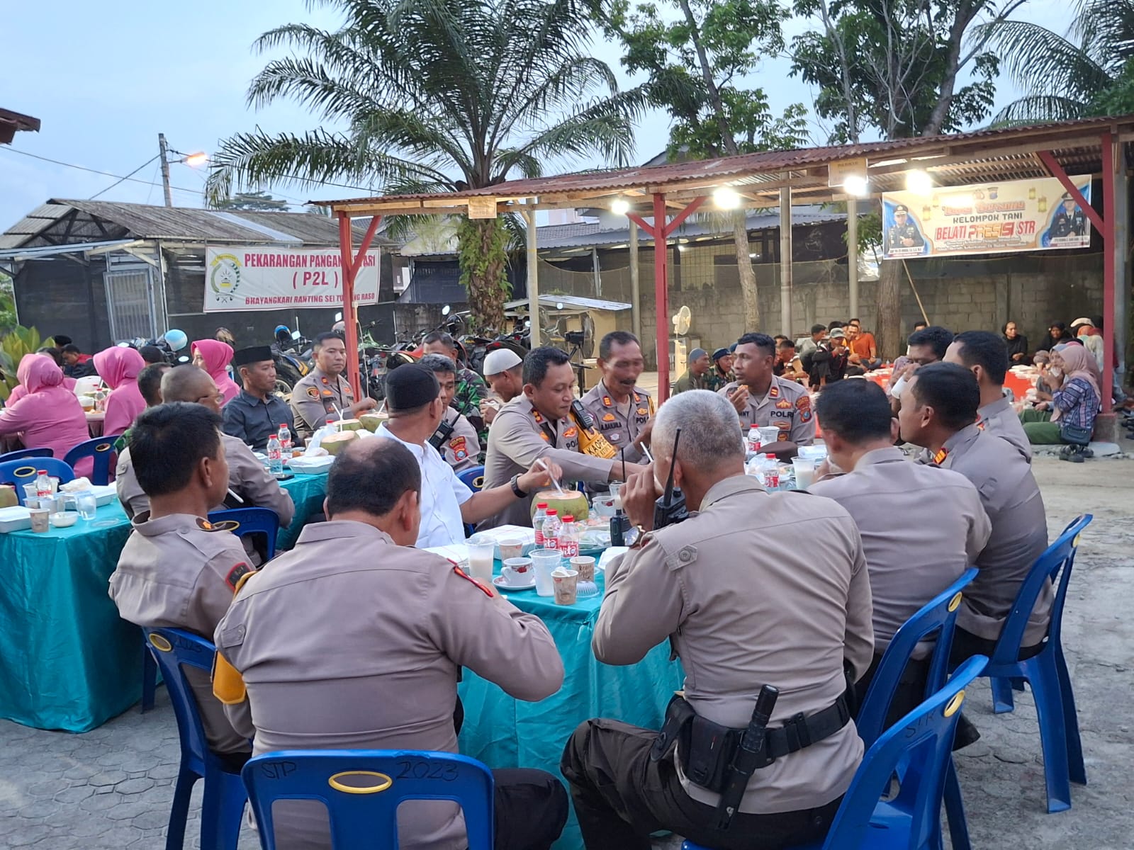 Polres Tanjung Balai Buka Puasa Bersama TNI Tokoh Masyarakat, Tokoh Pemuda dan Kelompok Tani Belati Presisi