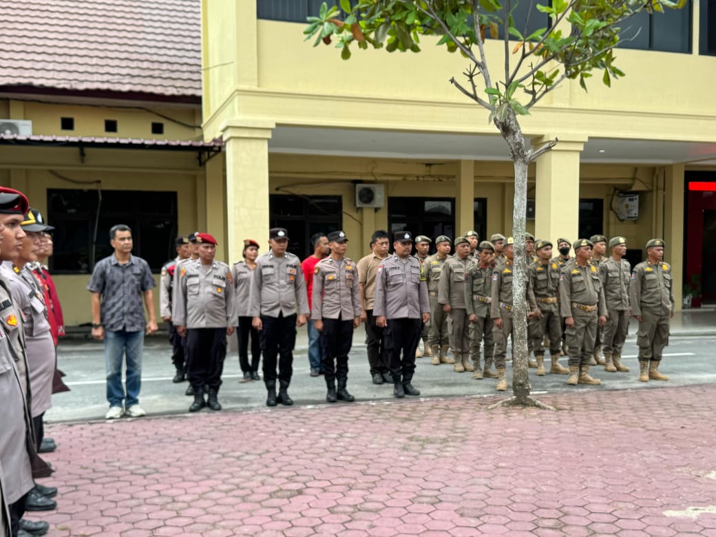 Polres Tanjung Balai Apel Gabungan Kesiapan Pengamanan dan Pengaturan Arus Lalu Lintas Pawai Takbir Keliling Menyambut Hari Raya Idul Fitri 1446 H/2025 M