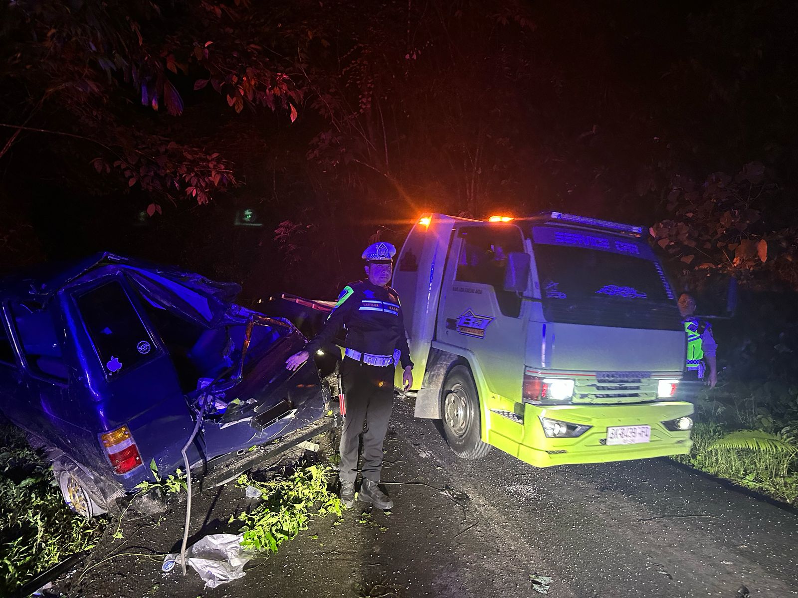 Kasat Lantas Binjai : Kecelakan Toyota Kijang Terjun ke Jurang